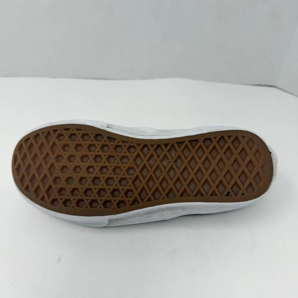 Vans Asher Perforated Kids Size 2.0 Slip-On Shoes Black 4200025664